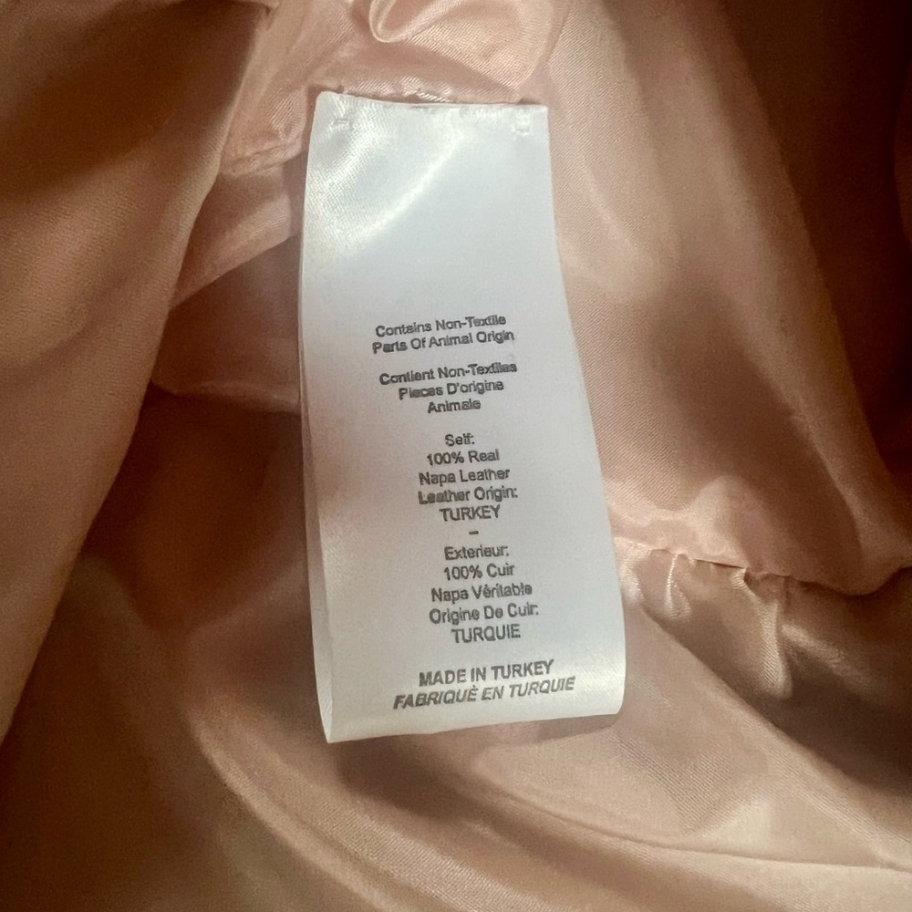 Cinq a Sept leather jacket - Picture 2 of 2
